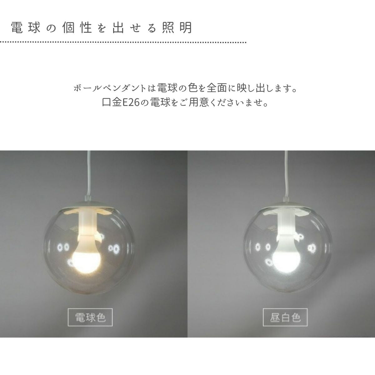 CLEARGLASS PENDANTLIGHT クリアガラスペンダントライト 12インチ /W-7153