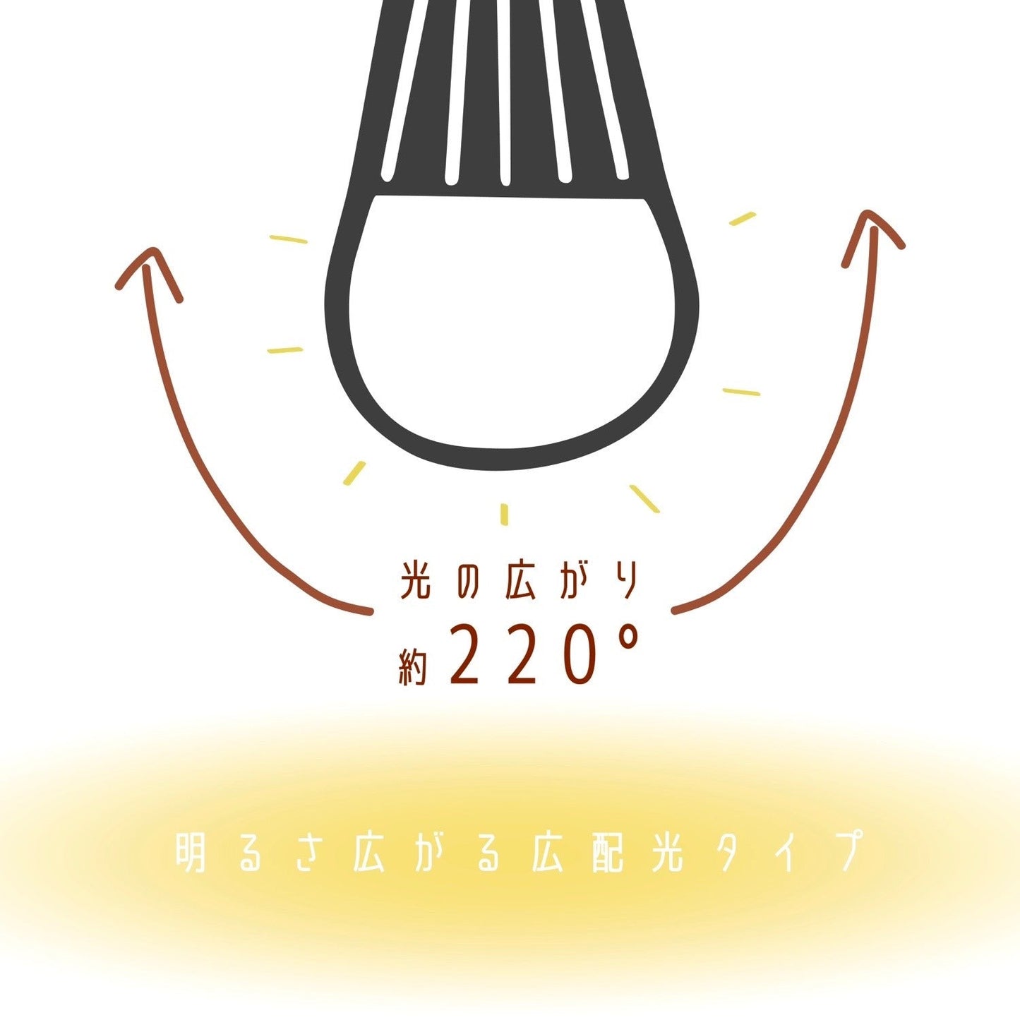 【4個セット】LED 電球色 E26 60W相当