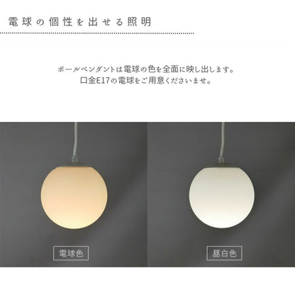 GLASS PENDANTLIGHT ガラスペンダントライト 6インチ /W-7100