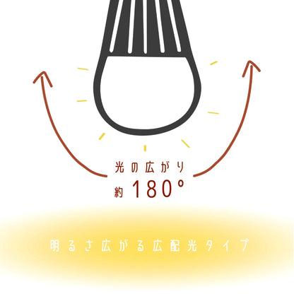 ELIZA エリザ / LED 調光電球 電球色 E26 60W相当 / Z-2602AL