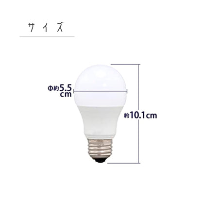 【1個】 LED 電球色 E26 60W相当