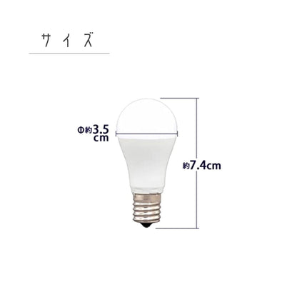 LED BULB_E17_warm×４/LED電球色_E17_４個
